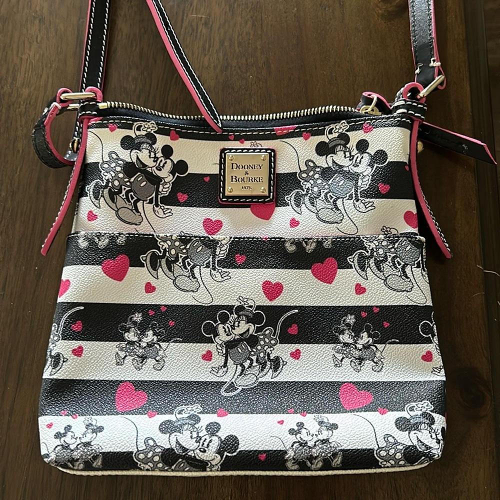 Dooney & Bourke Mickey & Minnie Sweethearts Crossbody